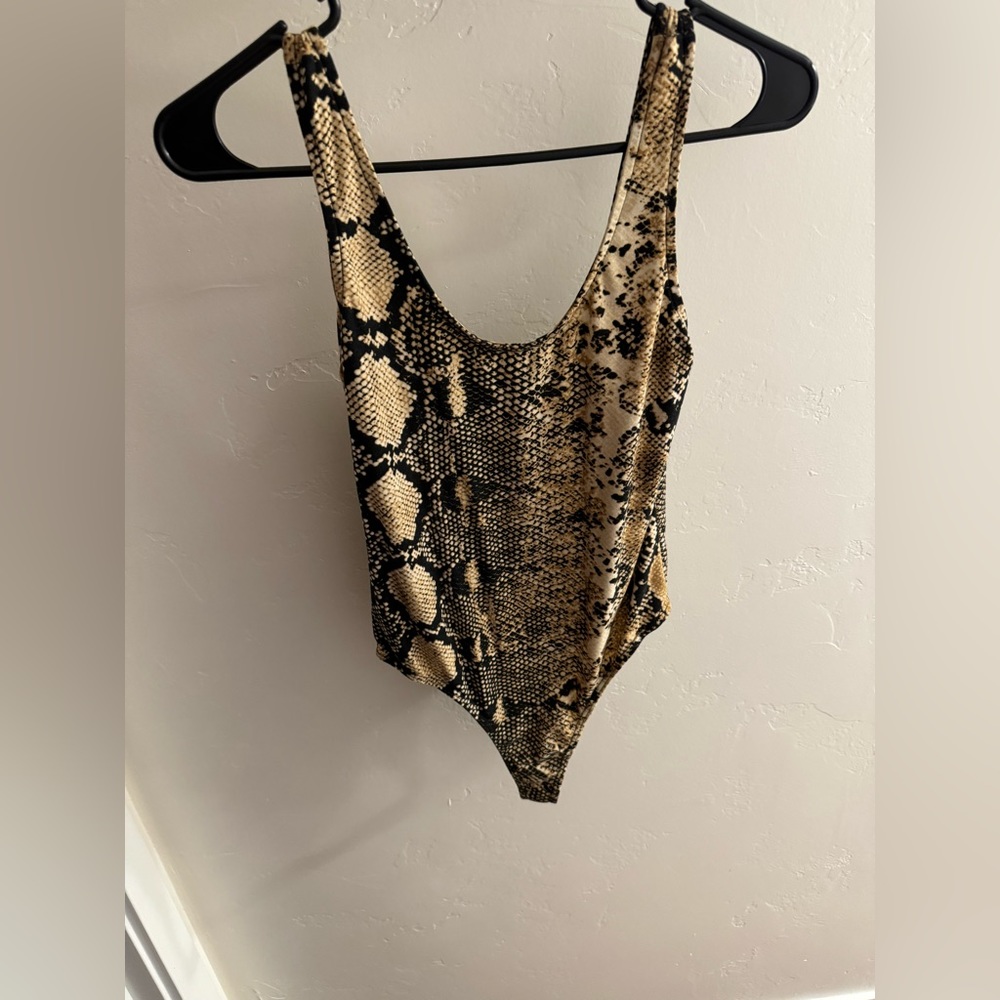 Willow and root Snake skin body suit